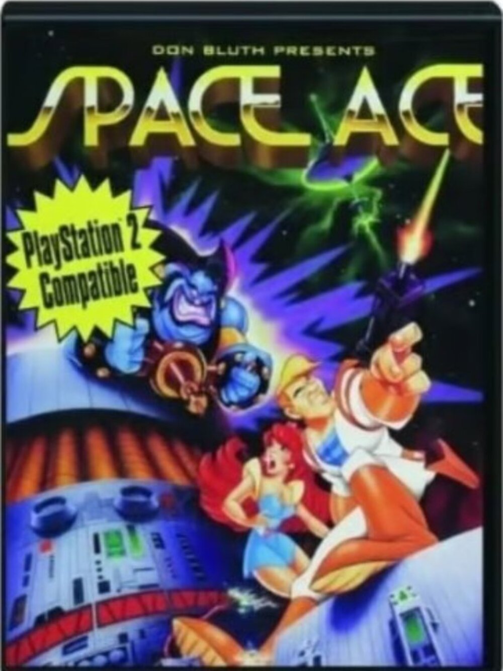 Space Ace DVD Game ~ Dragon's Lair III ~ PlayStation 2 Compatible ~ New/Sealed!